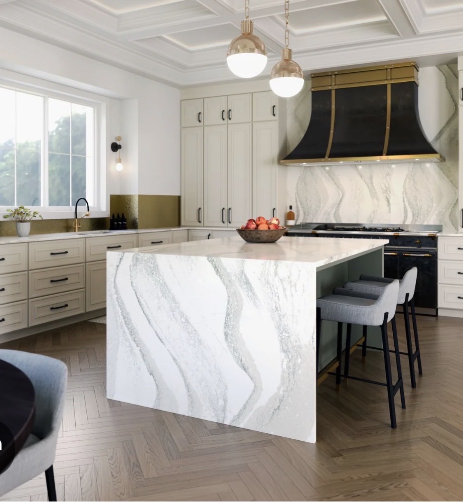 Cambria Inverness quartz kitchen