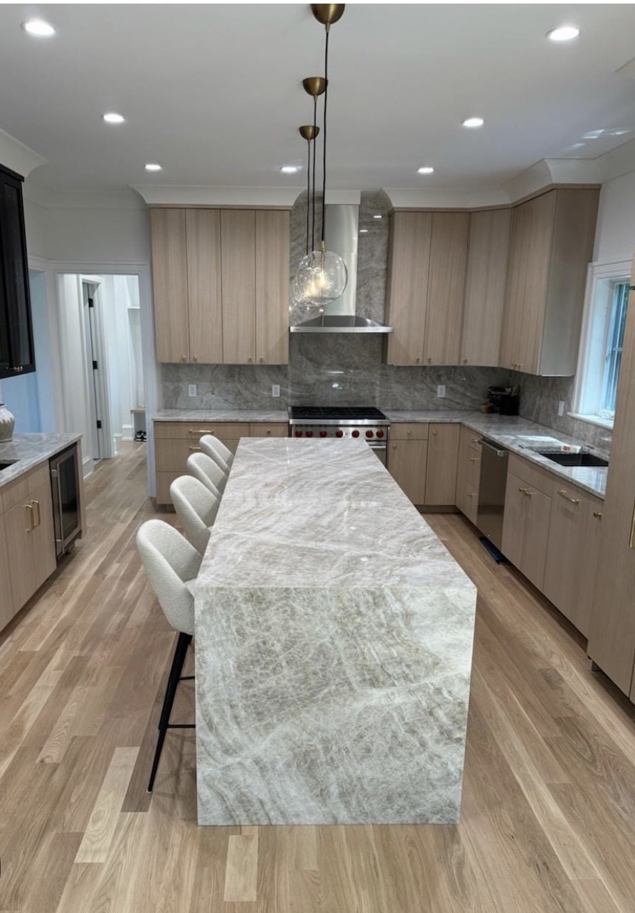 Taj Mahal quartzite kitchen