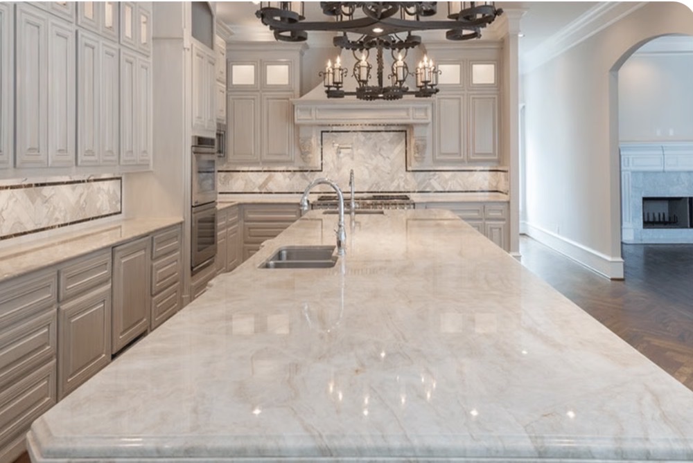 Tempest quartzite kitchen